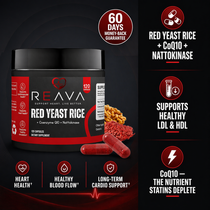 Reava 3-in-1 Heart & Cholesterol Support